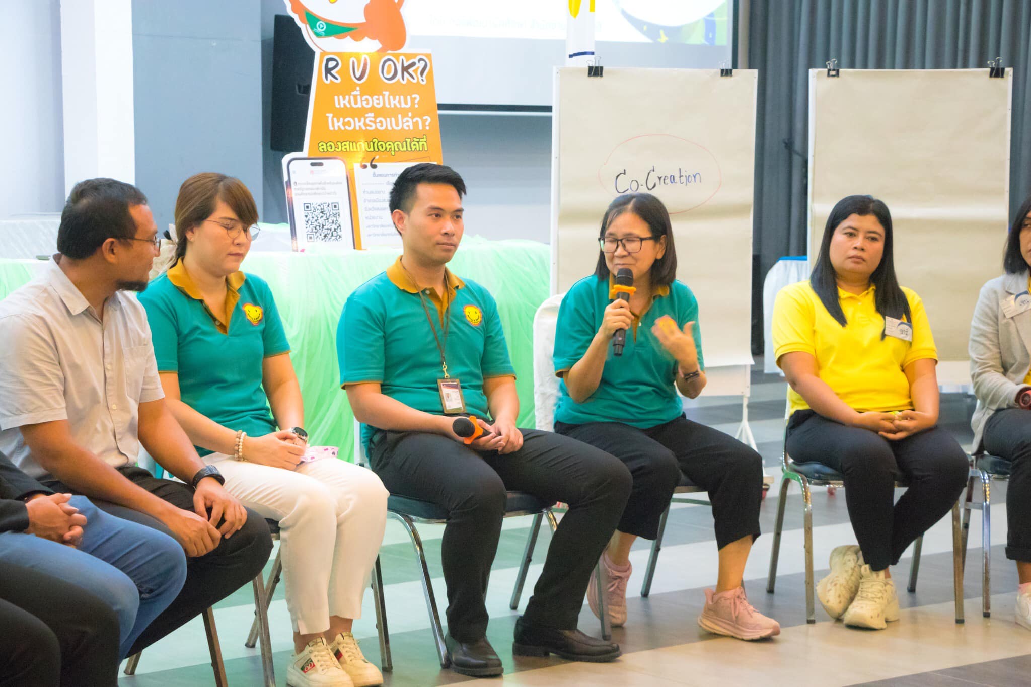 A group of people sitting in chairs
AI-generated content may be incorrect.